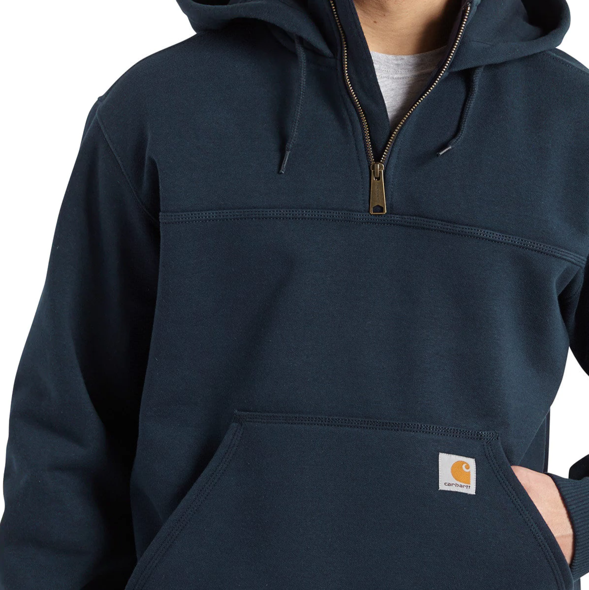 Carhartt Rain Defender® Paxton Heavyweight Hooded Zip Mock Sweatshirt |  Loremans